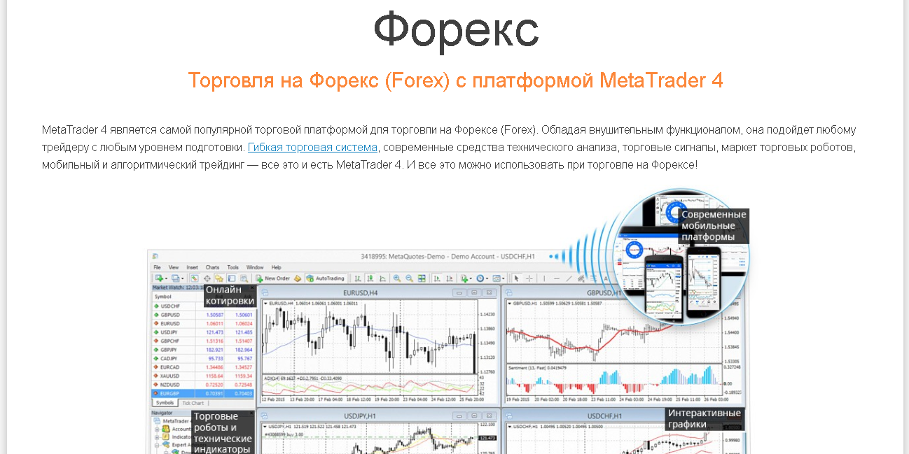 Купить metatrader4 Форекс сервер